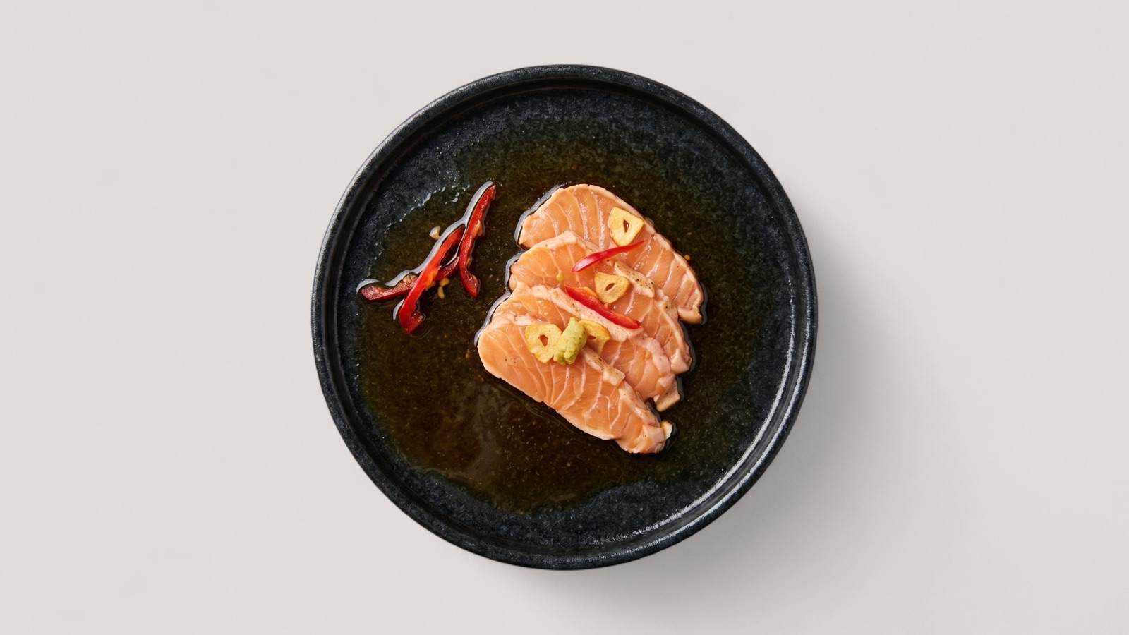 Enhanced salmon output sample