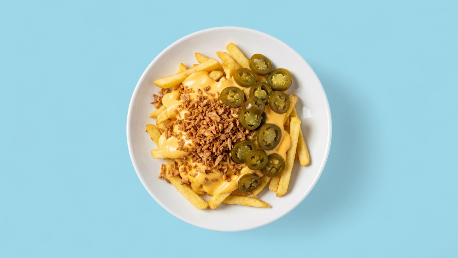 Enhanced loaded fries output sample